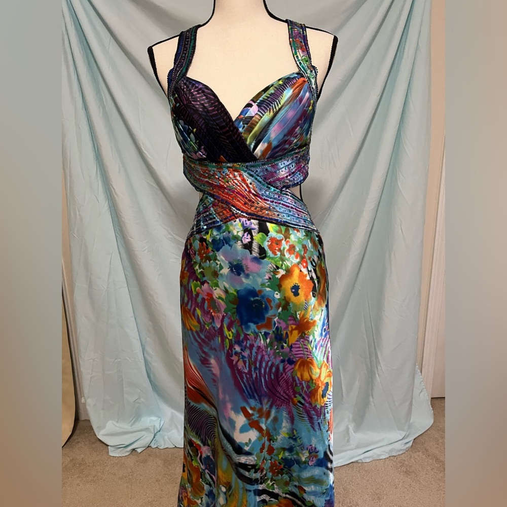 Multicolor Floral Women's Dress